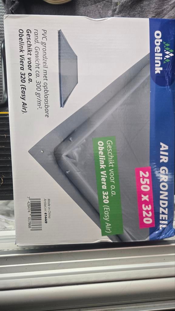 Obelink Air Grondzeil 250 x 320 (nieuw in doos), Caravans en Kamperen, Ophalen of Verzenden, Nieuw