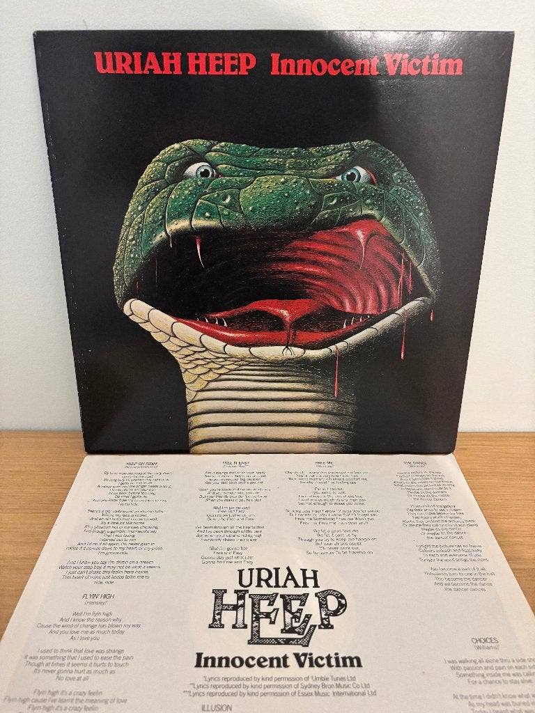 LP - Uriah Heep - Innocent Victmim, LP, Gebruikt, Ophalen of Verzenden, Hardrock