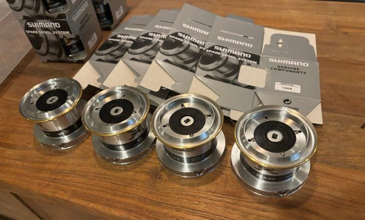 Shimano Technium MgS XTB spoelen x 10, Watersport en Boten, Ophalen of Verzenden, Nieuw, Molen