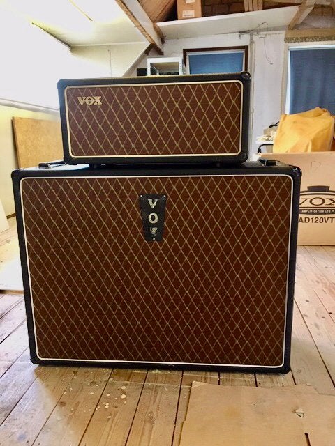 T.K. VOX AC-50 TOP + Cabinet JMI Mark III, Ophalen, Gebruikt