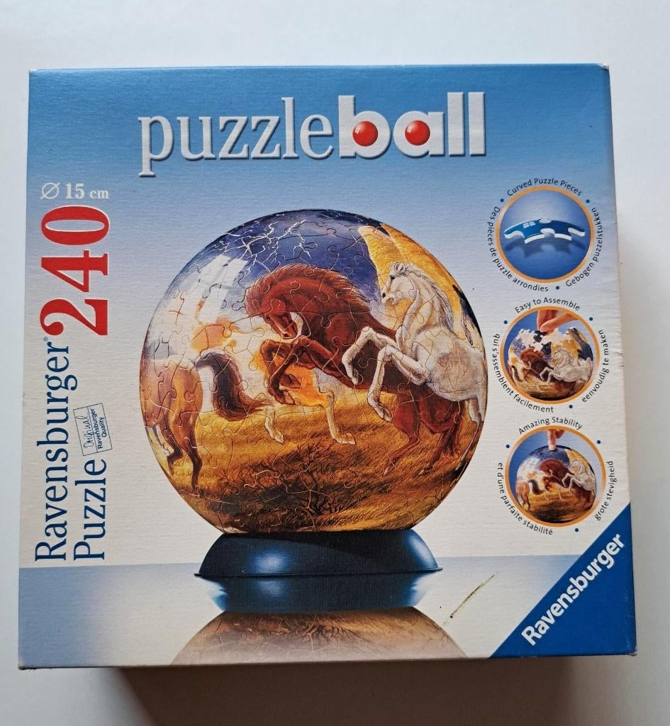 Puzzelbal Ravensburger 3D 240 stukjes, Ophalen of Verzenden, Minder dan 500 stukjes, Zo goed als nieuw, Rubik's of 3D-puzzel
