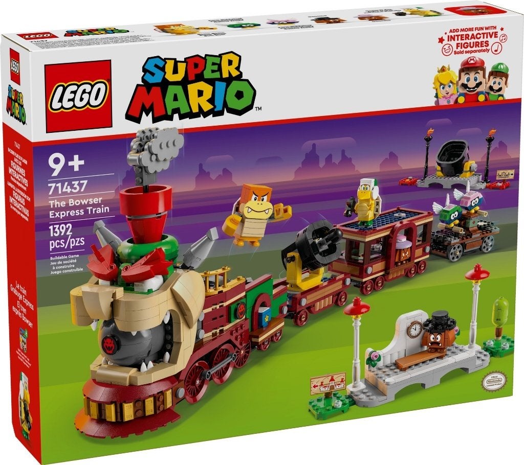 LEGO 71437 The Bowser Express Train (Super Mario, Expansion), Overige thema's, Nieuw, Ophalen of Verzenden, Complete set