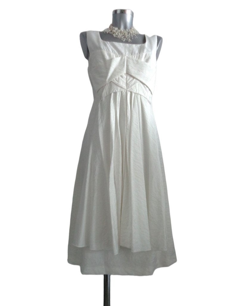 Mauro Gasperi witte designer jurk, maat 42 NIEUW, kaartjes, Kleding | Dames, Jurken, Wit, Maat 42/44 (L), Nieuw, Ophalen of Verzenden