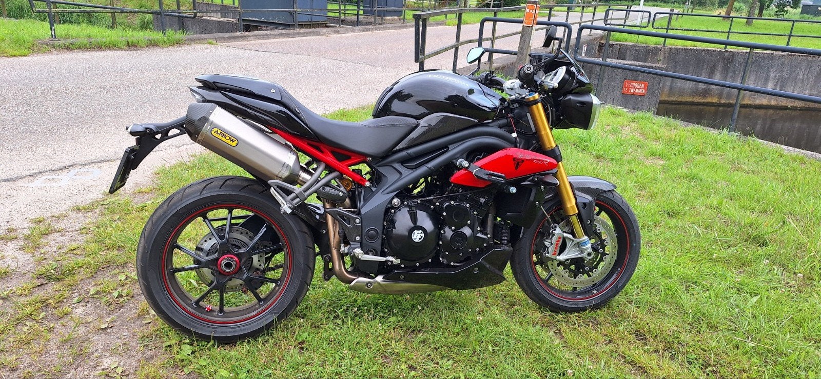 Triumph speed triple r 2015 öhlins ABS 24000km i.z.g.st, Occasion, 3 cilinders, Particulier, 1050 cc