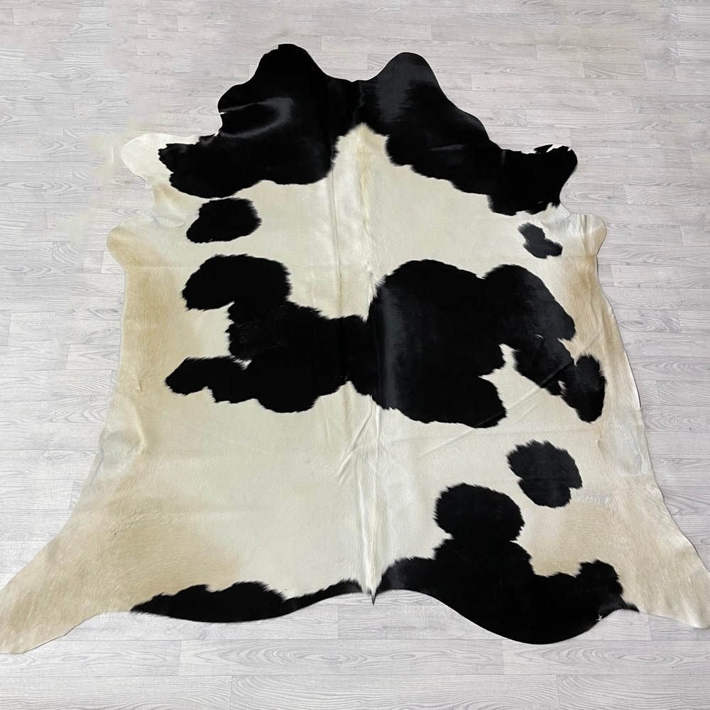 Koeienhuid zwart creme 250x235cm XL | Lederstore, Landelijk, modern, Scandinavisch, industrieel, 200 cm of meer, Overige vormen