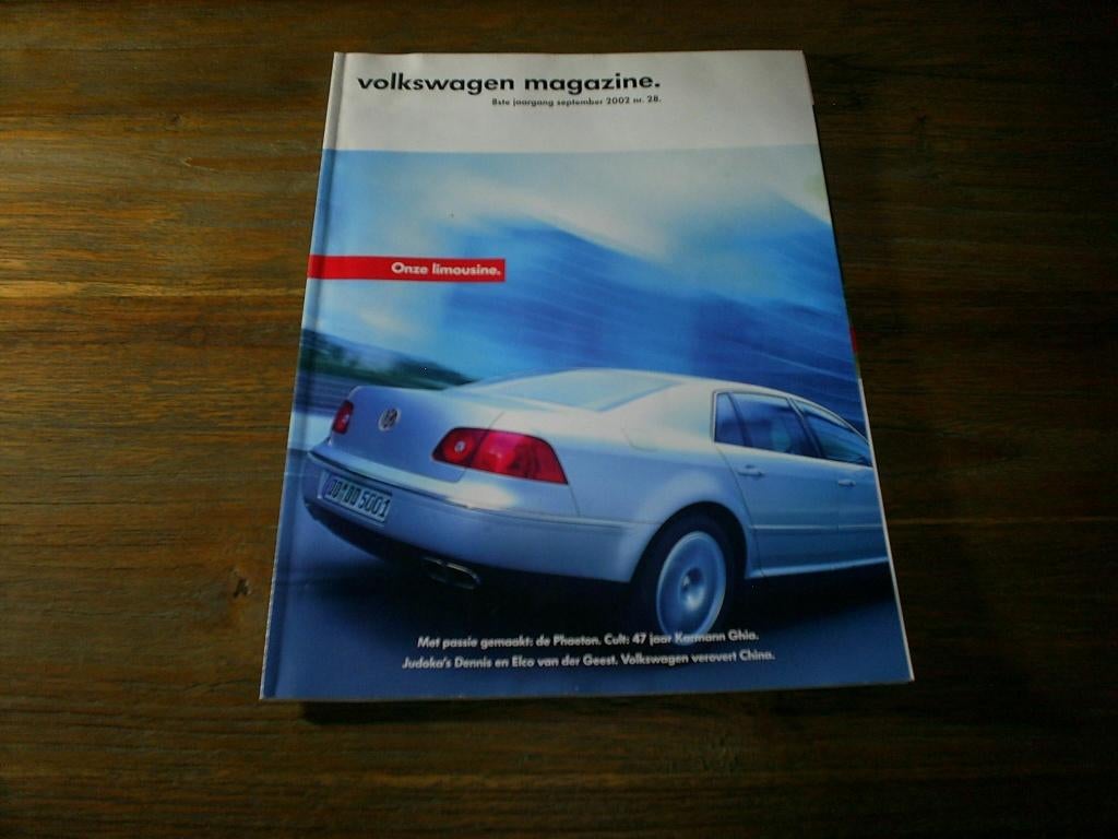 VW Magazine o.a. Golf R 32 / Phaeton / Karmann Ghia enz., Verzenden, Zo goed als nieuw, Volkswagen