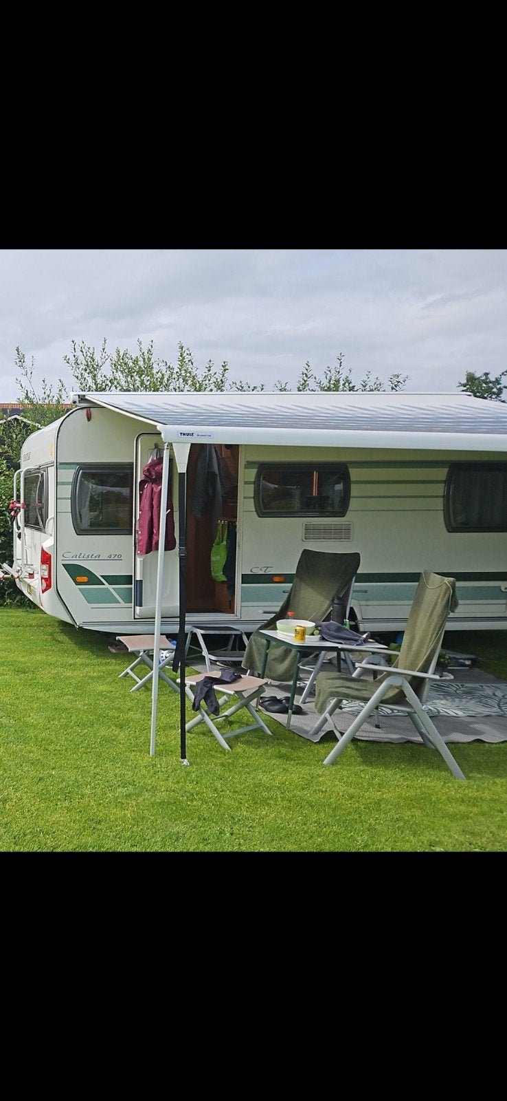 2 Lidl campingstoelen met voetenbankjes - Beige, Ophalen, Gebruikt, Campingstoel