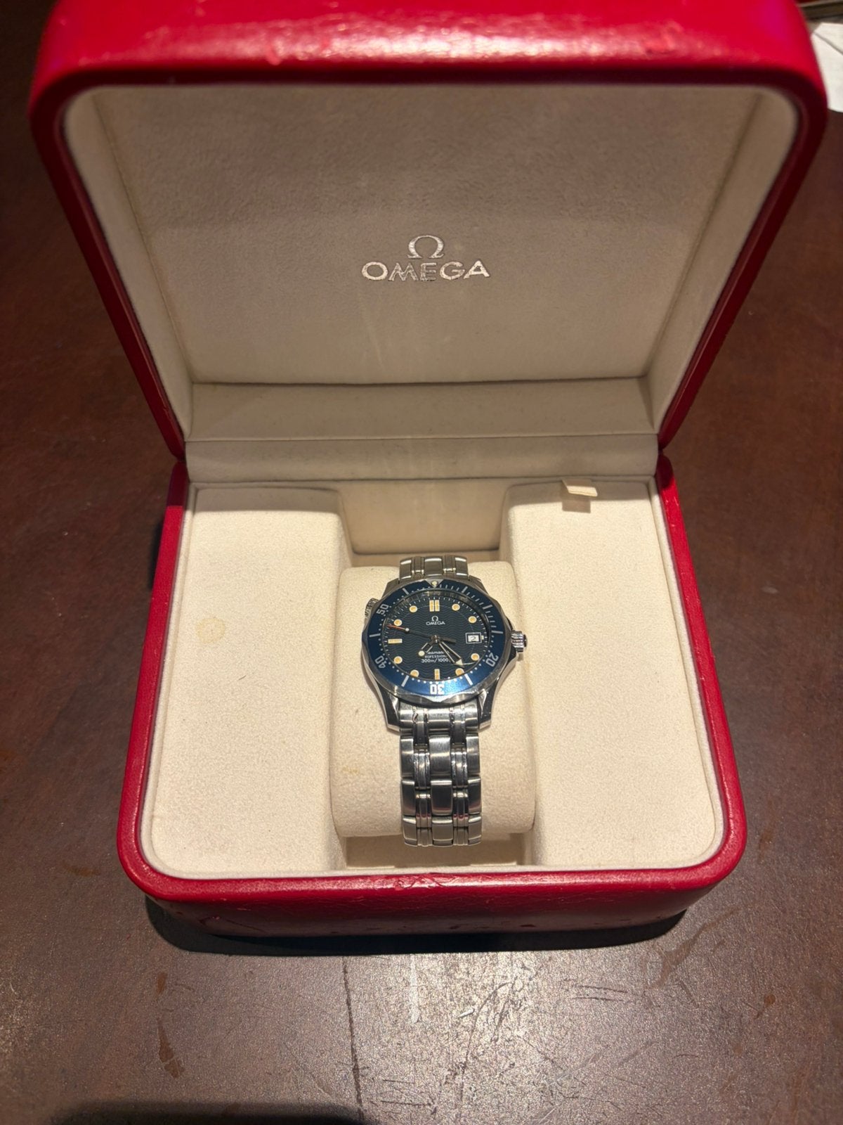 Omega Seamaster 2561.80.00, Ophalen, Staal, Staal, Polshorloge