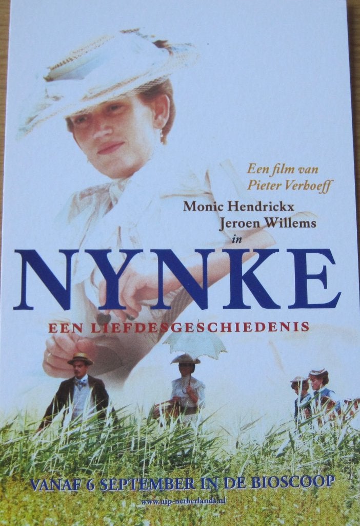 filmposter op nieuwe ansichtkaart -Nynke met Monic Hendrickx, Ophalen of Verzenden, 1980 tot heden, Ongelopen, Overige thema's