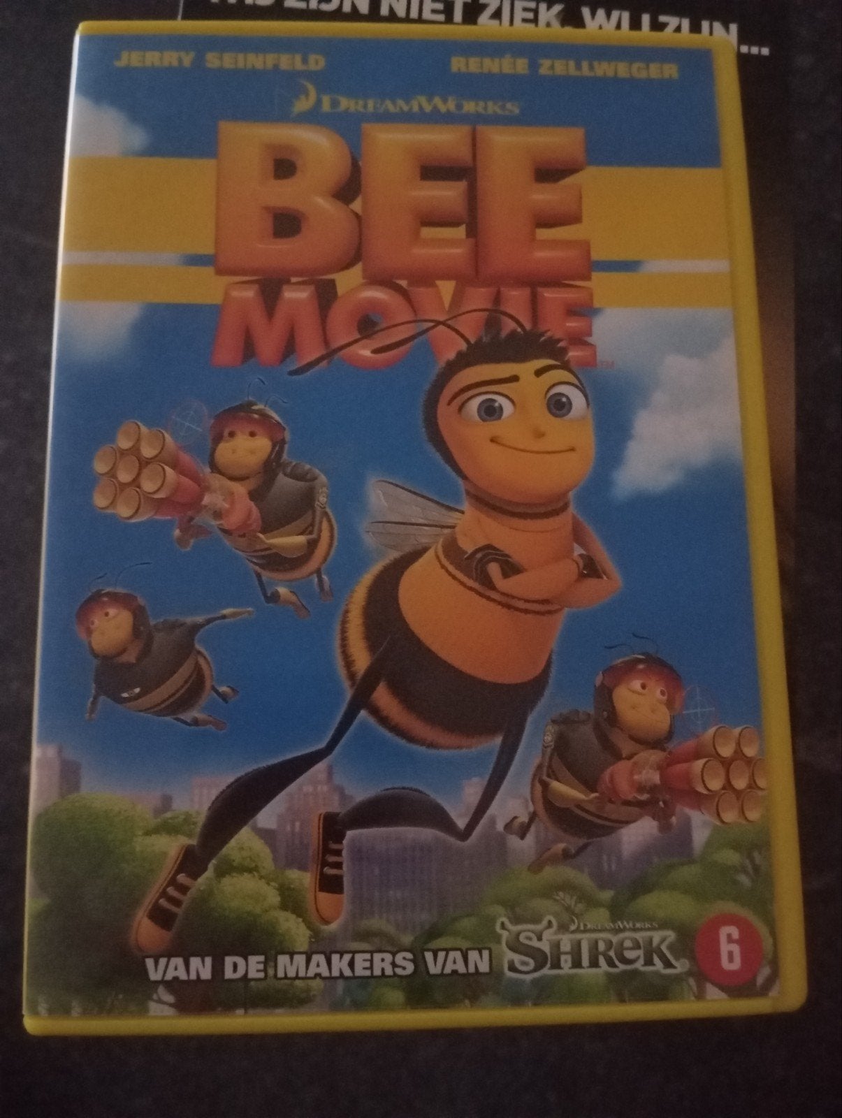 Bee Movie DVD - DreamWorks animatie met Jerry Seinfeld, Gebruikt, Ophalen of Verzenden, Komedie, Vanaf 6 jaar
