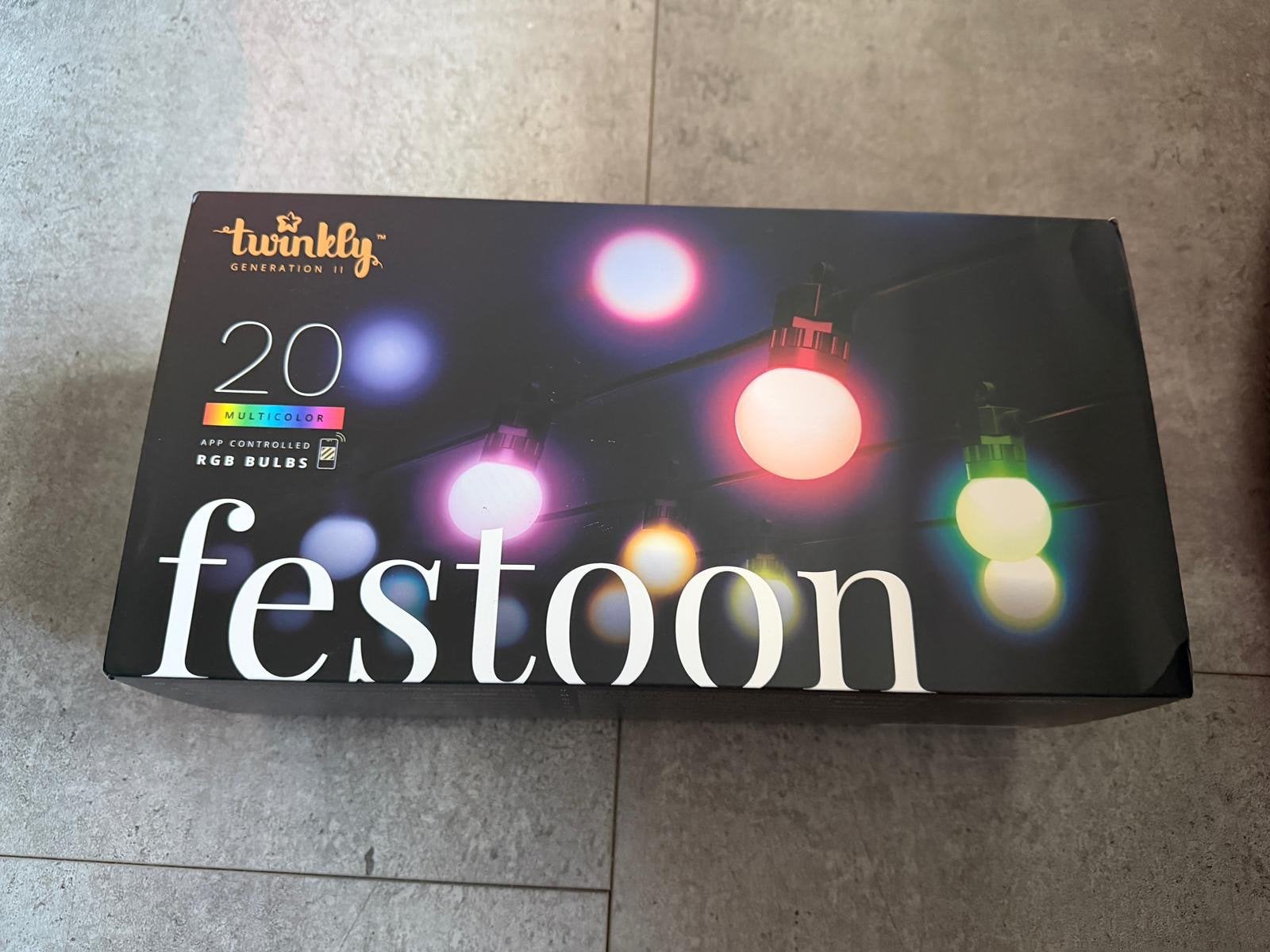 Twinkly Festoon verlichting, Diversen, Kerst, Ophalen of Verzenden, Zo goed als nieuw