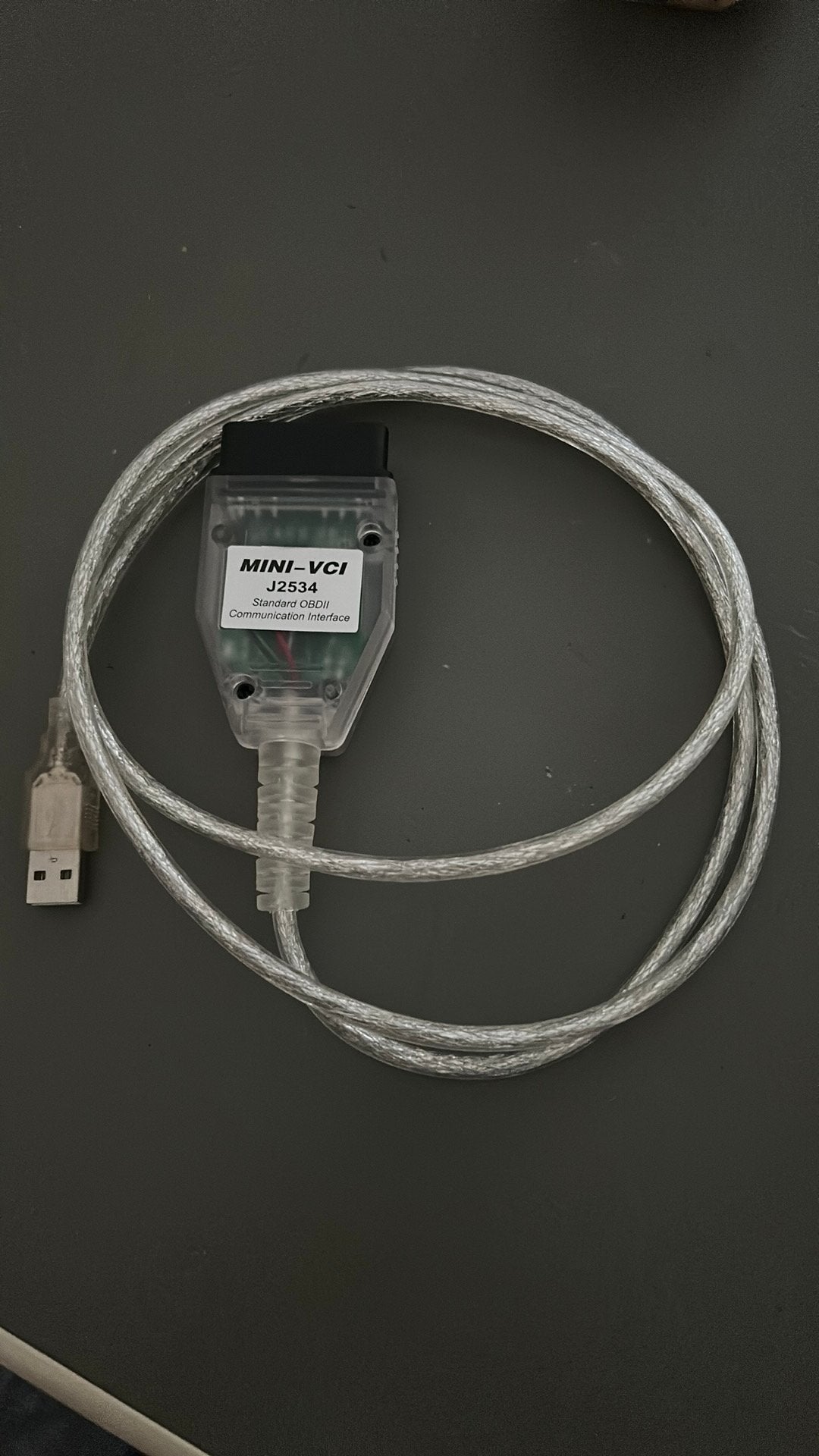 Mini vci j2534 kabel, Ophalen of Verzenden, Zo goed als nieuw