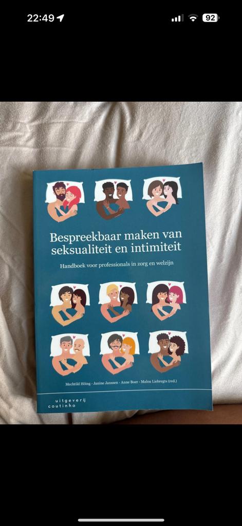 Bespreekbaar maken van seksualiteit en intimiteit, Ophalen of Verzenden, Zo goed als nieuw, Sociale wetenschap