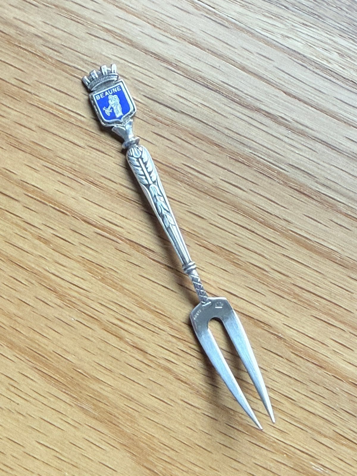 Zilver vorkje Beaune, Ophalen of Verzenden