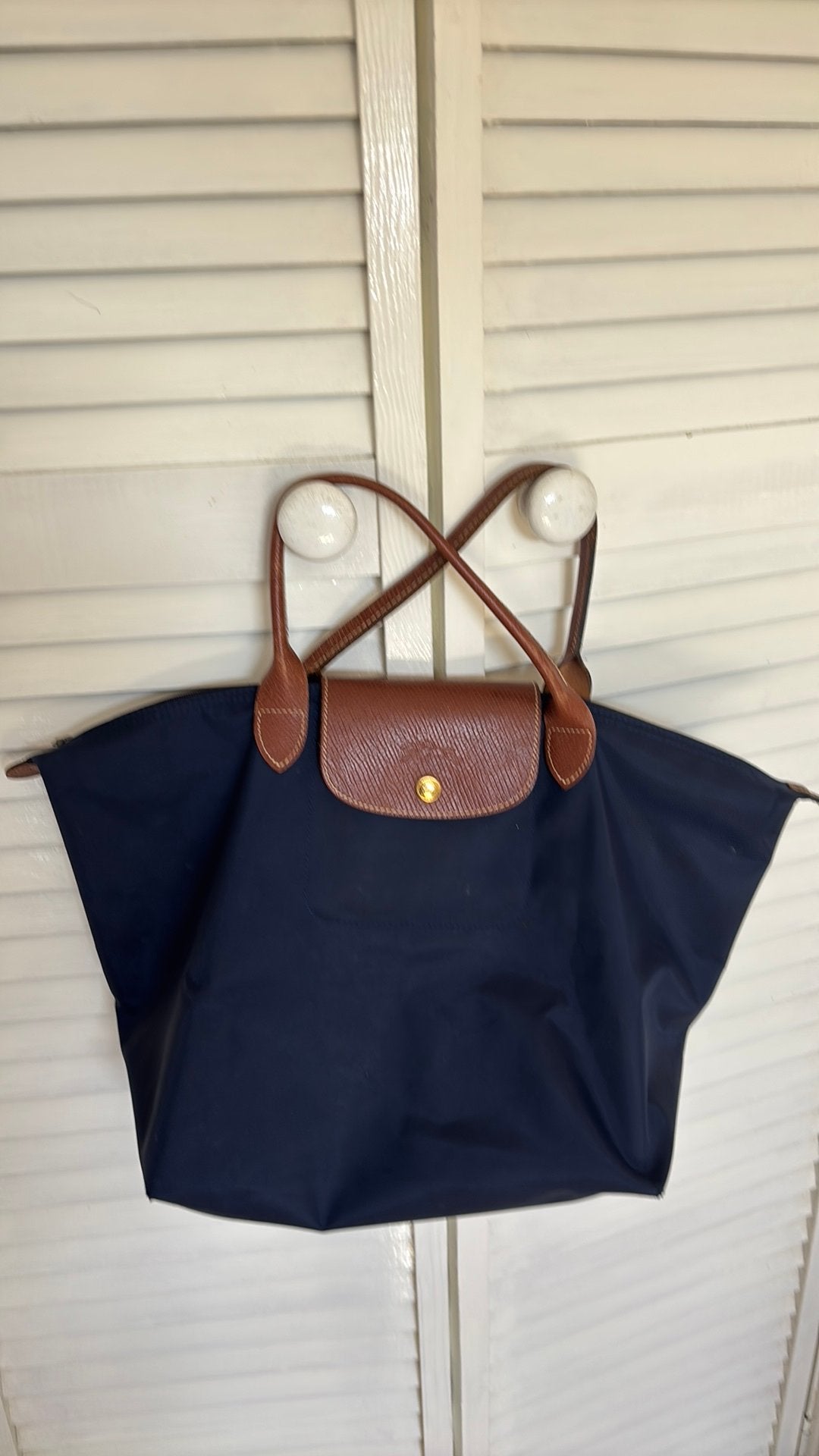 Longchamp tas blauw origineel, Sieraden, Tassen en Uiterlijk, Tassen | Damestassen, Ophalen of Verzenden, Zo goed als nieuw, Blauw