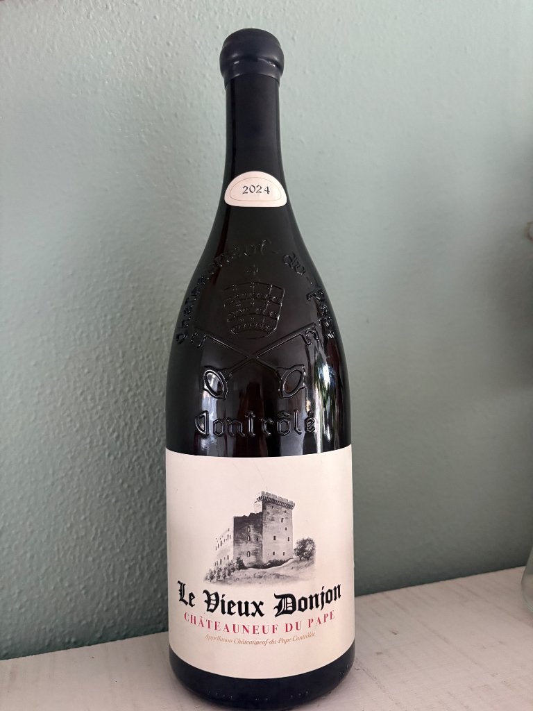 Le Vieux Donjon Châteauneuf du Pape 2024 1500ML, Ophalen, Frankrijk, Nieuw, Rode wijn