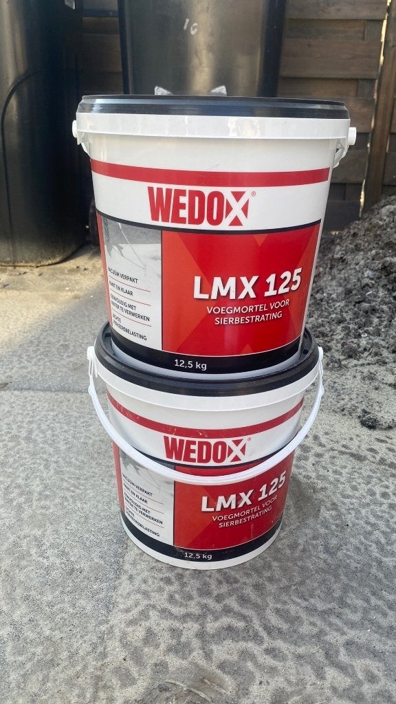 Wedox LMX 125 voegmortel voor sierbestrating basalt, Ophalen, Nieuw, Natuursteen, Overige typen