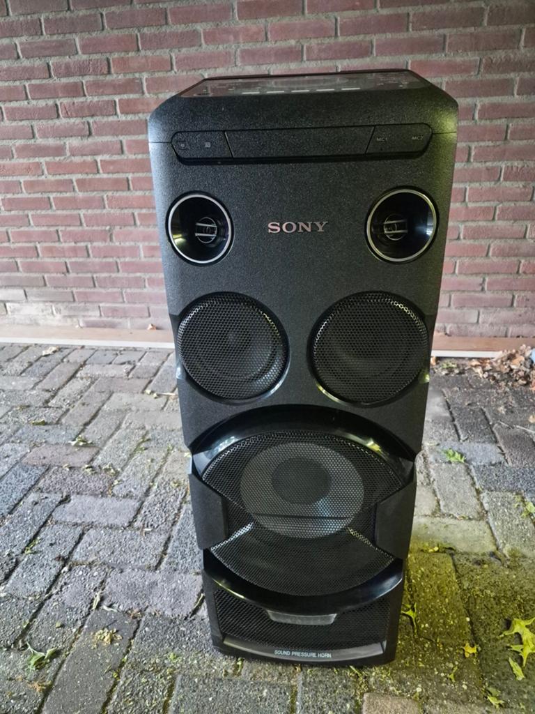 Sony MHC-V77DW Home Audio Systeem met Bluetooth en Karaoke, Ophalen of Verzenden, Zo goed als nieuw, Dvd-speler, Sony