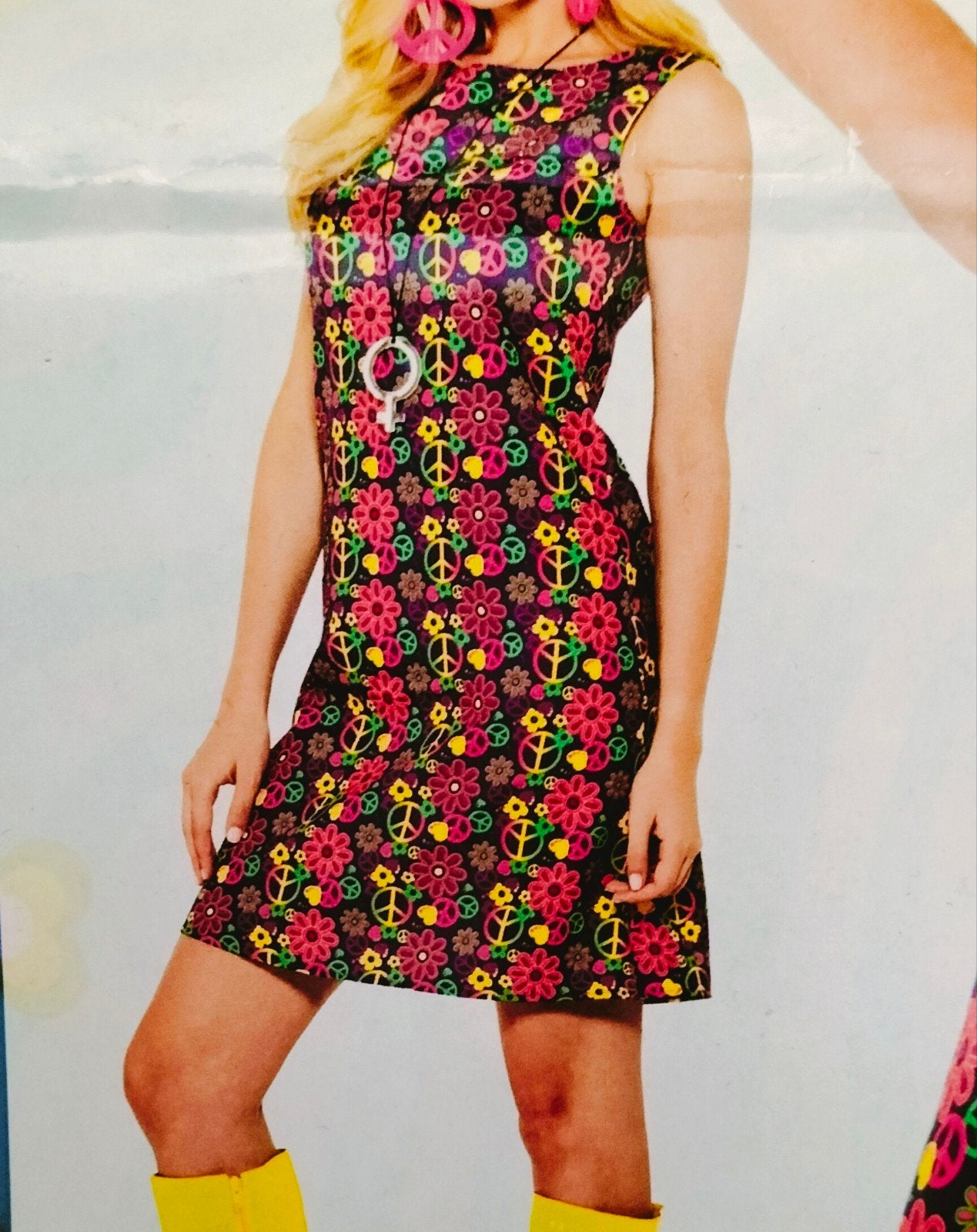 jurk carnaval jaren 70, Kleding | Dames, Ophalen of Verzenden, Nieuw, Carnaval, Kleding