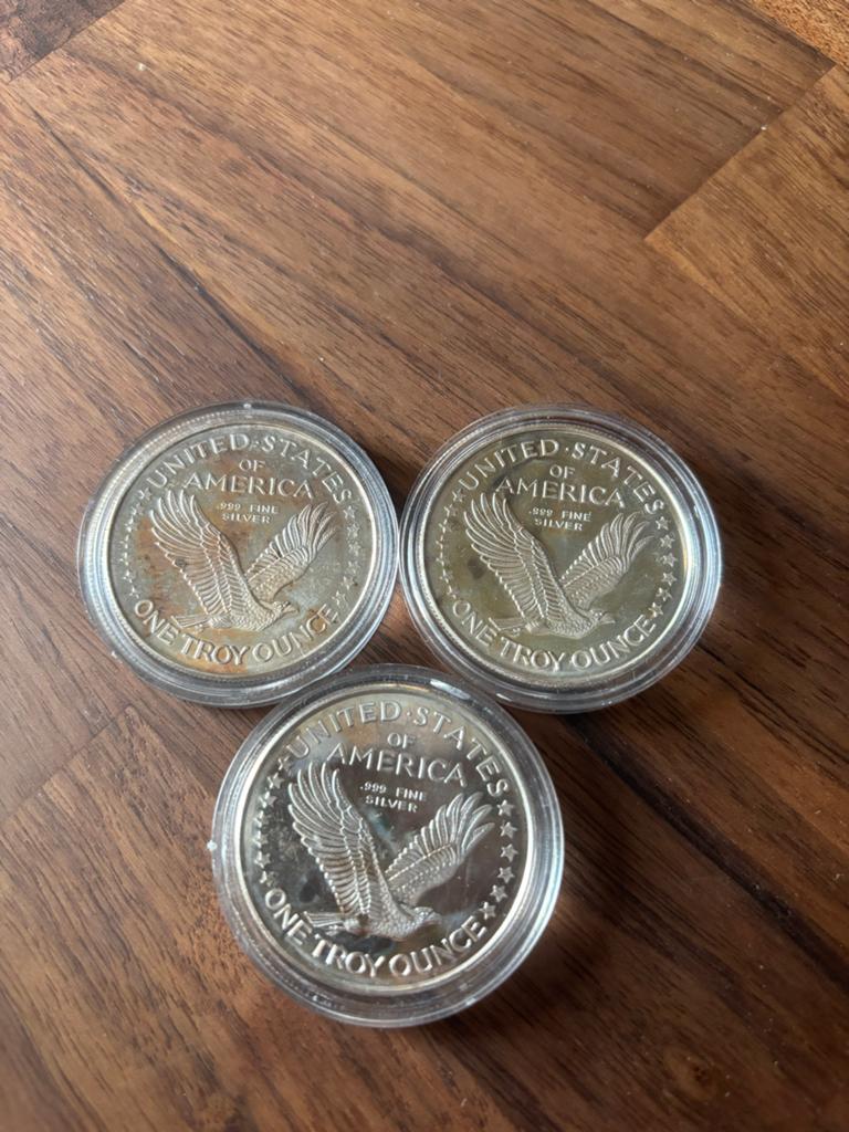 Silver eagle 1oz 1988, Ophalen of Verzenden, Midden-Amerika, Losse munt, Zilver