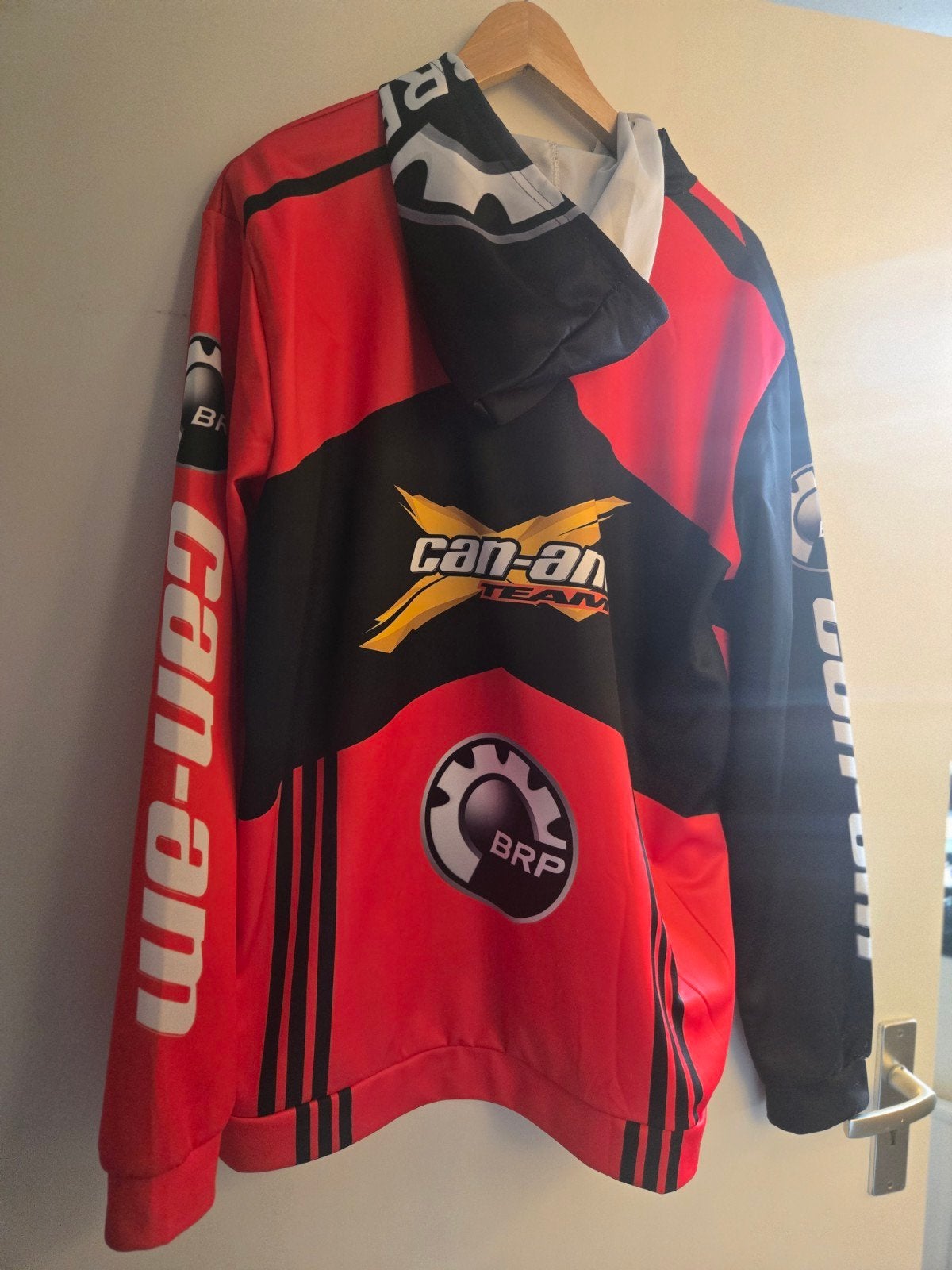 Can-Am BRP Hoodie - Rood/Zwart, Ophalen of Verzenden, Zo goed als nieuw, Can-Am