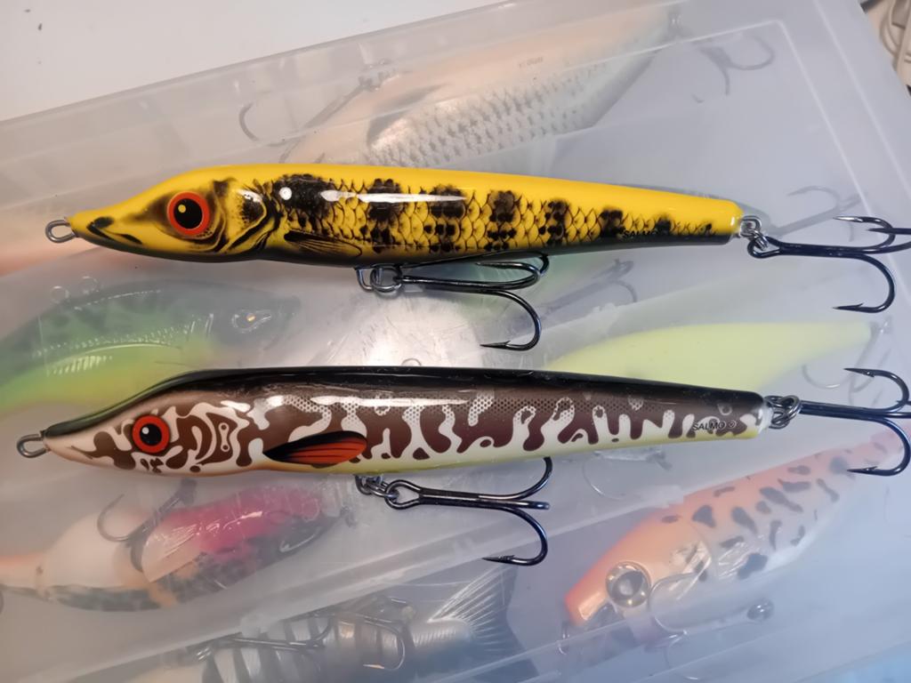 2x Salmo Jack 17. Kunstaas, Ophalen of Verzenden, Zo goed als nieuw, Overige typen