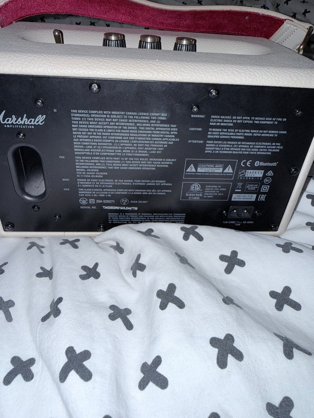 Foto 3 van Marshall Kilburn 1 - Bluetooth Luidspreker