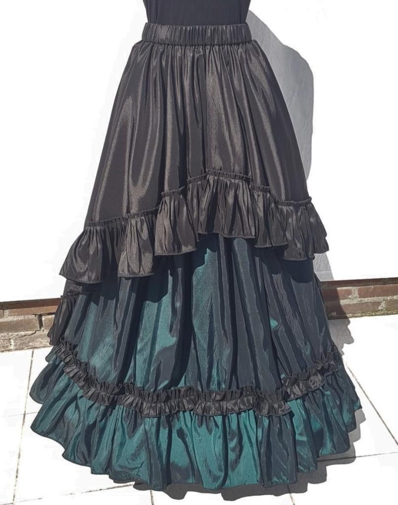 Mooie victoriaanse rok met ophaallintjes en schootje ,M/L/XL, Kleding | Dames, Maat 38/40 (M), ., Nieuw, Ophalen of Verzenden