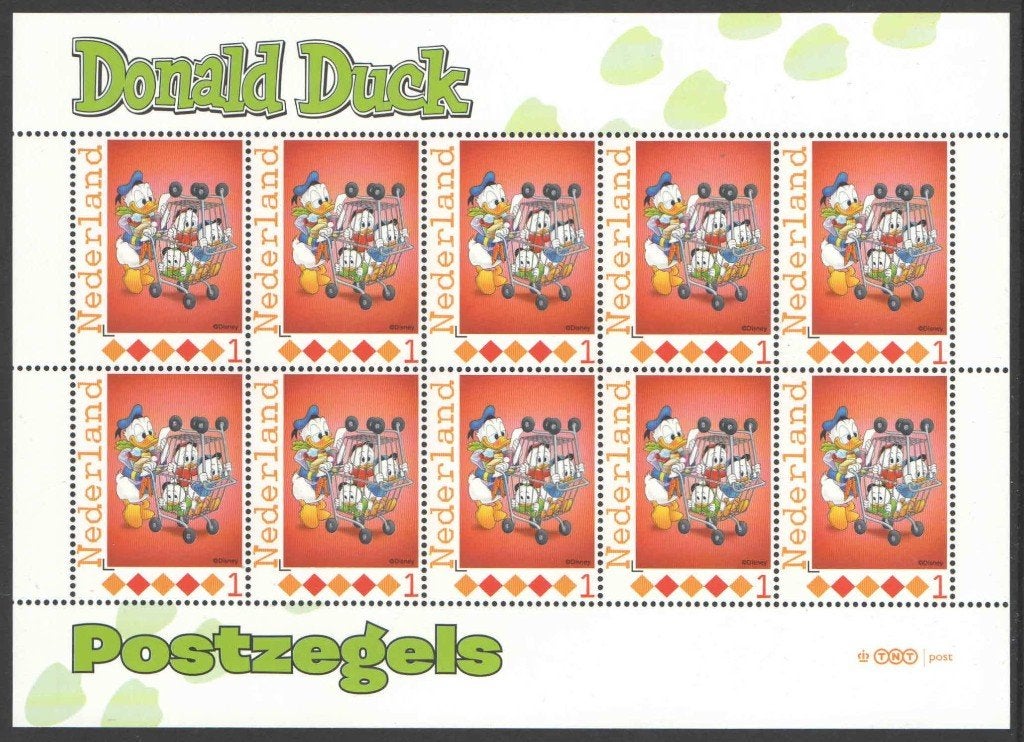 Postzegels Donald Duck, Ontdek Duckstad: Vel 21, Ophalen of Verzenden, Na 1940, Postfris