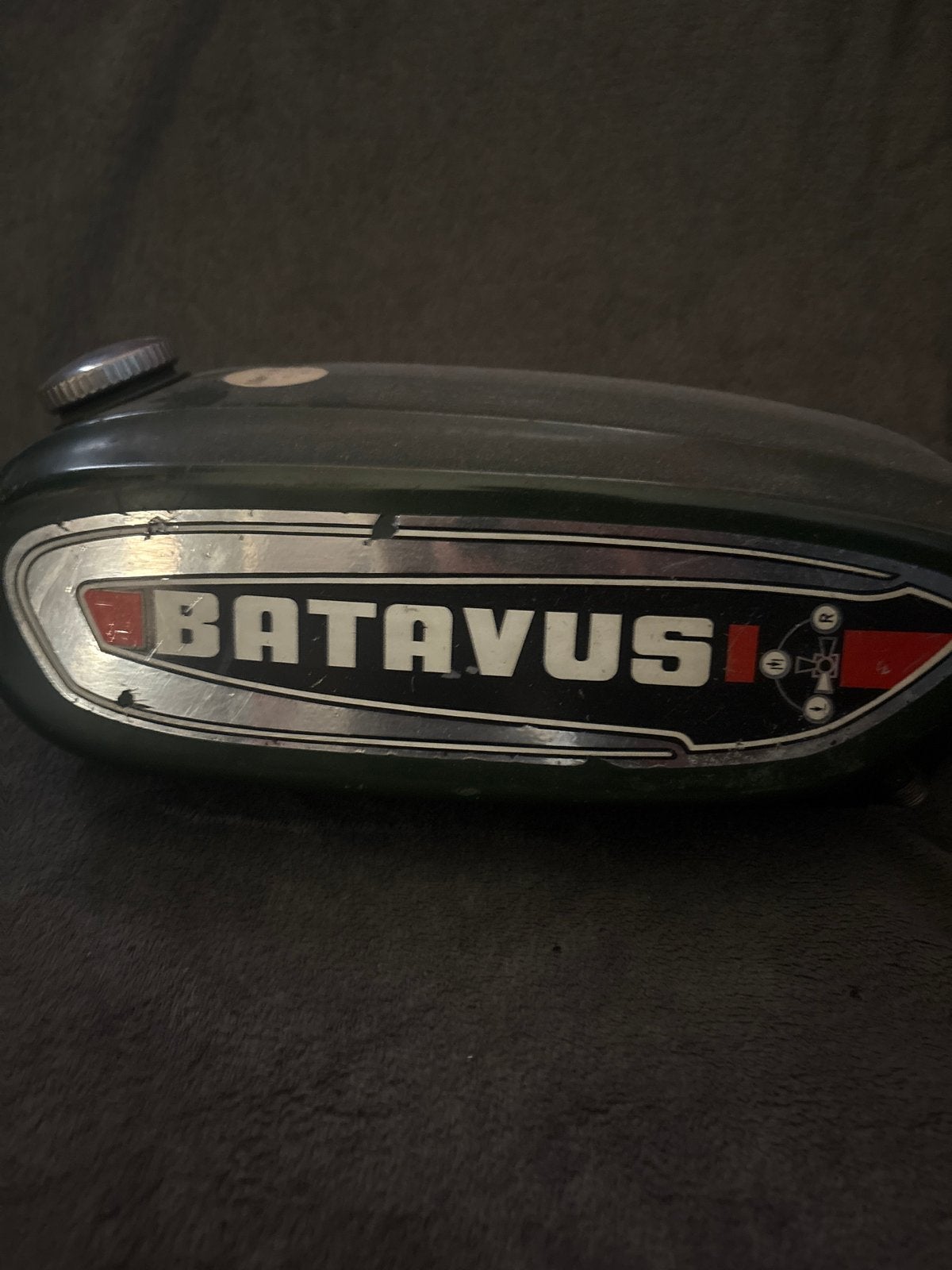 Batavus Tank - Vintage Bromfiets Onderdeel originele kleur, Ophalen of Verzenden, Gebruikt, Tank