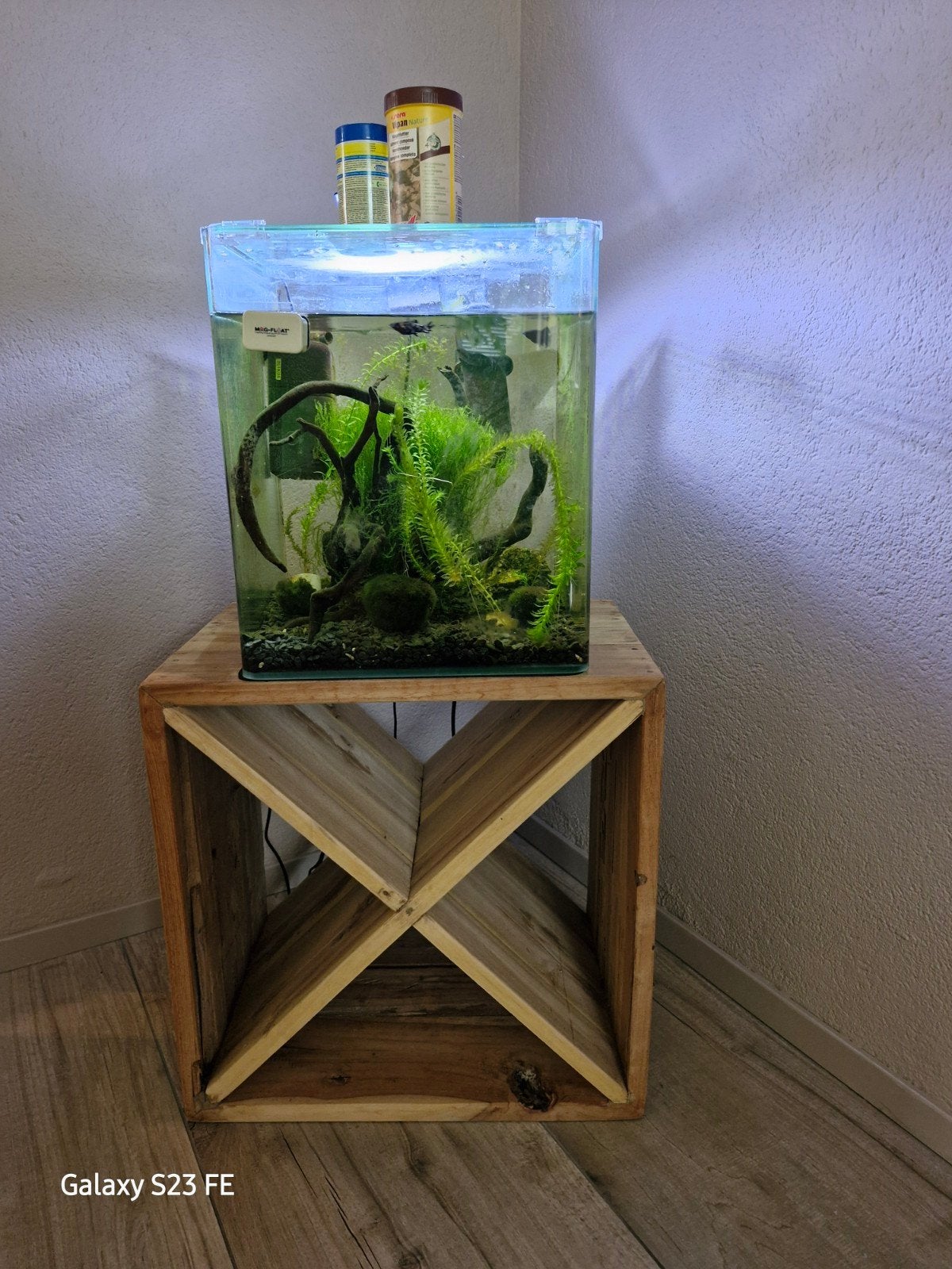 aquarium, Ophalen of Verzenden, Inclusief planten, Zo goed als nieuw, Leeg aquarium