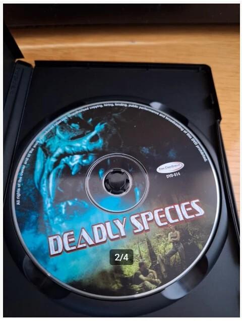 Dvd deadly species h4, Cd's en Dvd's, Dvd's | Horror, Vanaf 16 jaar, Ophalen of Verzenden, Zo goed als nieuw, Overige genres