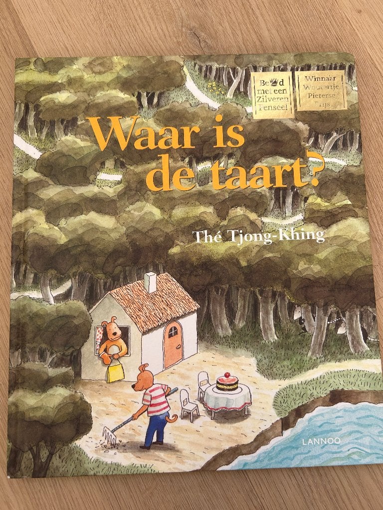 Waar is de taart? - Thé Tjong-Khing (Kijk- en zoekboek), Fictie algemeen, Ophalen of Verzenden, Zo goed als nieuw, Thé Tjong-Khing