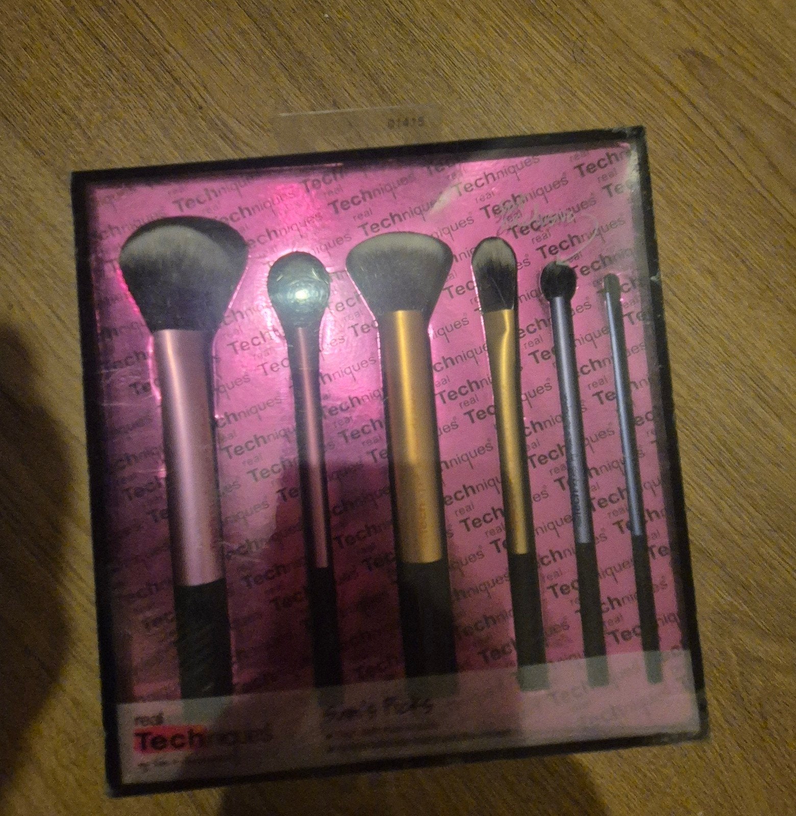 Real Techniques make-up kwasten set, Gehele gezicht, Nieuw, Ophalen of Verzenden, Roze