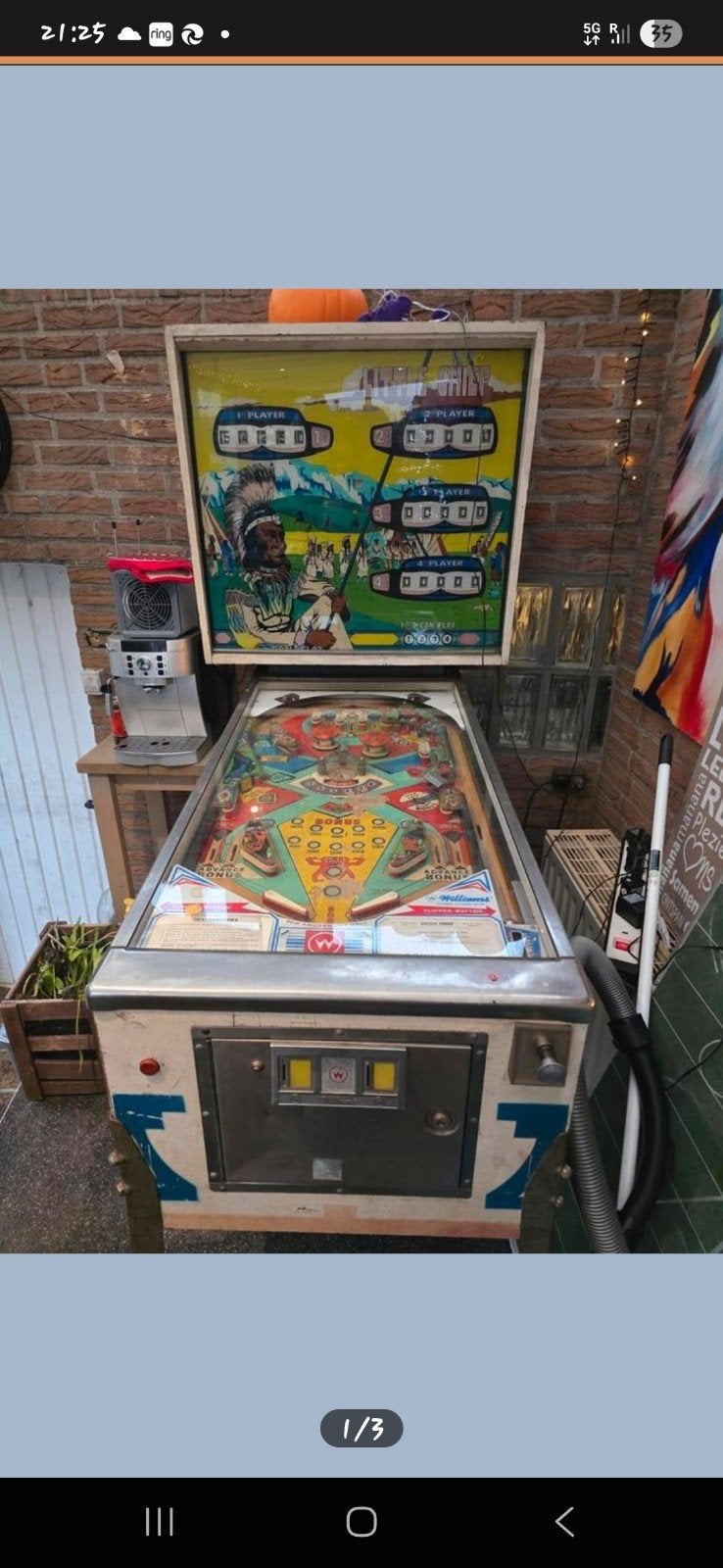 Vintage Williams Little Chief Flipperkast - Mechanisch, Verzamelen, Automaten | Flipperkasten, Ophalen, Gebruikt, Mechanisch, Williams