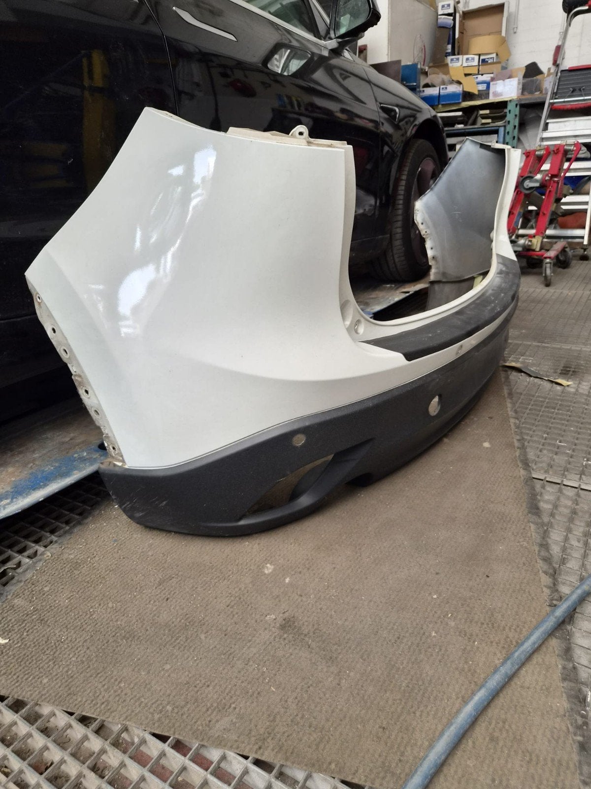 Mazda CX-5 Bumper met schade (zie foto's), Gebruikt, Ophalen of Verzenden, Mazda, Achter