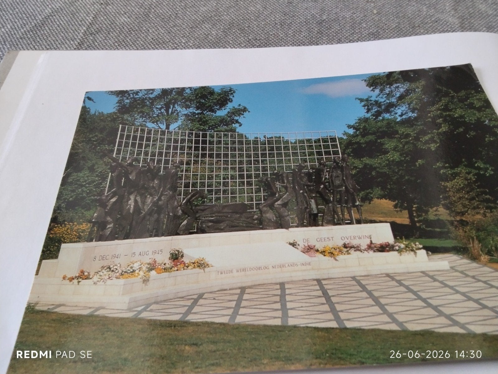 Ansichtkaart Indisch Monument Den Haag, Ophalen of Verzenden, 1980 tot heden, Ongelopen, Zuid-Holland