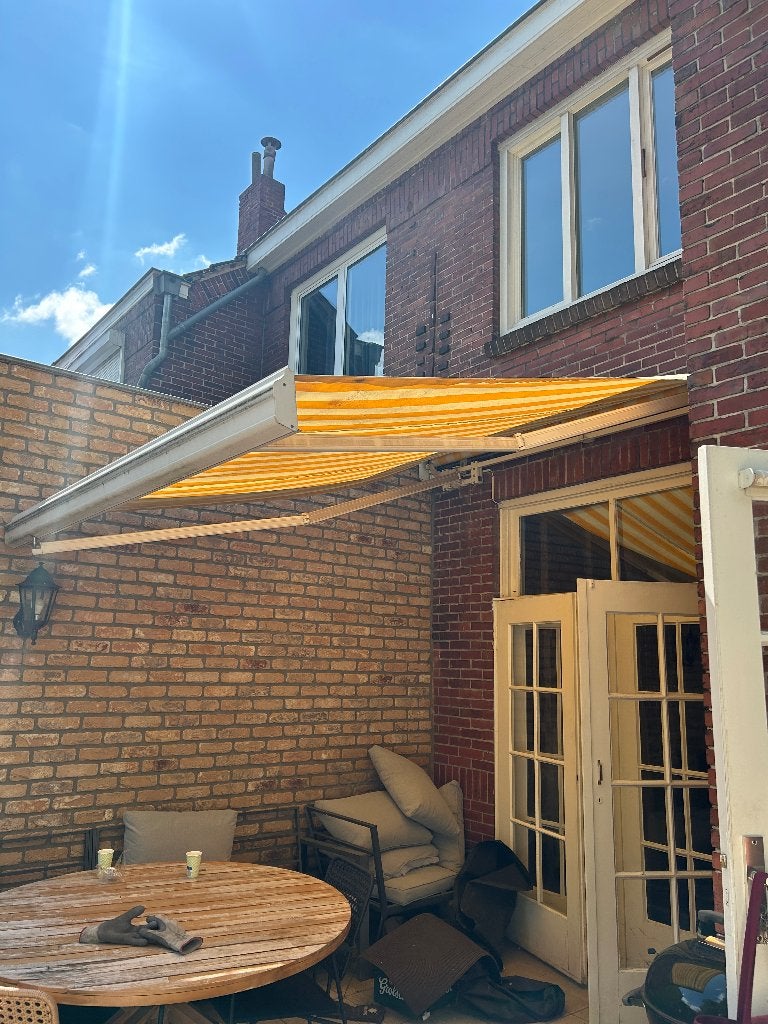 Zonnescherm, Ophalen, Gebruikt, Elektrisch, 150 tot 300 cm
