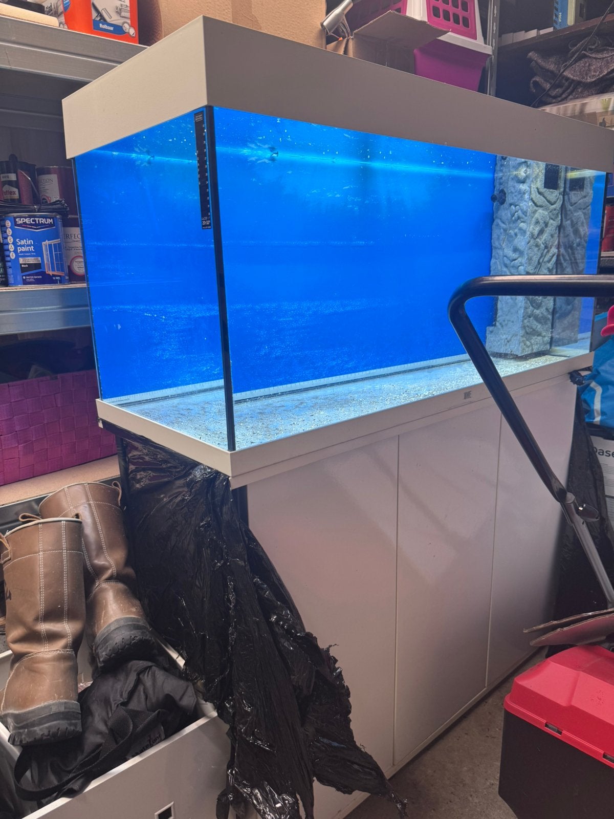 Juwel Rio 180 + meubel, Dieren en Toebehoren, Vissen | Aquaria en Toebehoren, Ophalen, Gebruikt, Leeg aquarium, Juwel