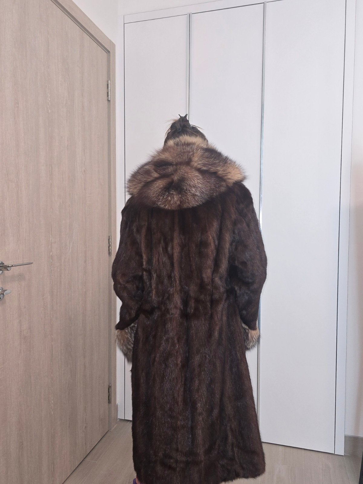 Lange Bontjas van Nerts en Vos uit Afghanistan, Ophalen of Verzenden, Nieuw, Maat 38/40 (M), Bruin