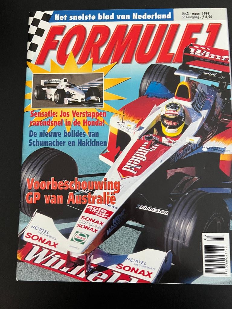 Formule 1 maart 1999 nr 3, Gelezen, Honda, Verzenden, Diversen