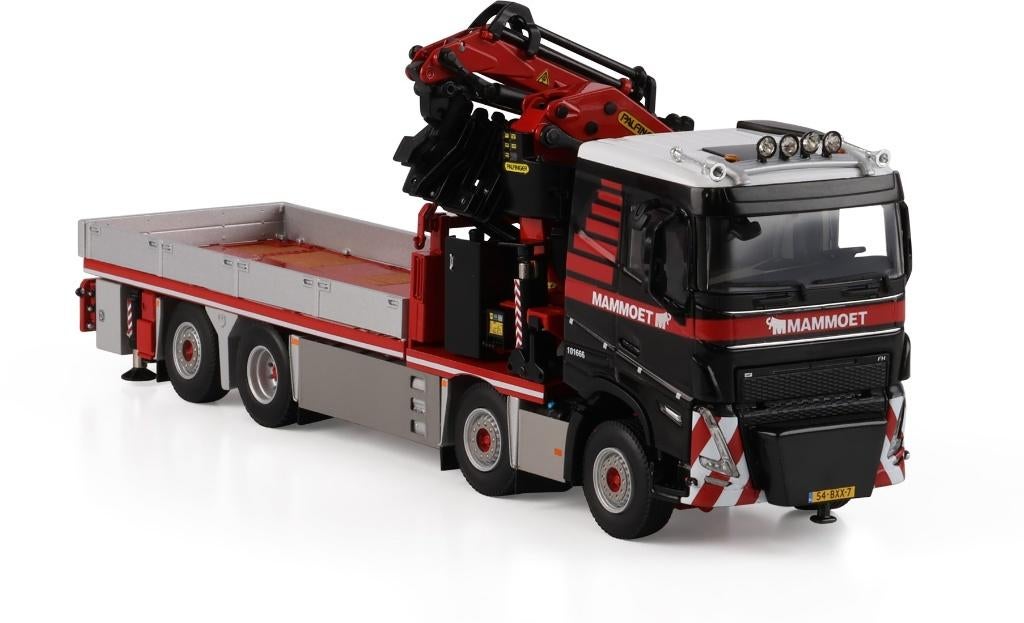 WSI VOLVO FH05 AUTOLAADKRAAN + PALFINGER 78002 PK - MAMMOET, Hobby en Vrije tijd, Modelauto's | 1:50, Wsi, ., Nieuw, Ophalen of Verzenden