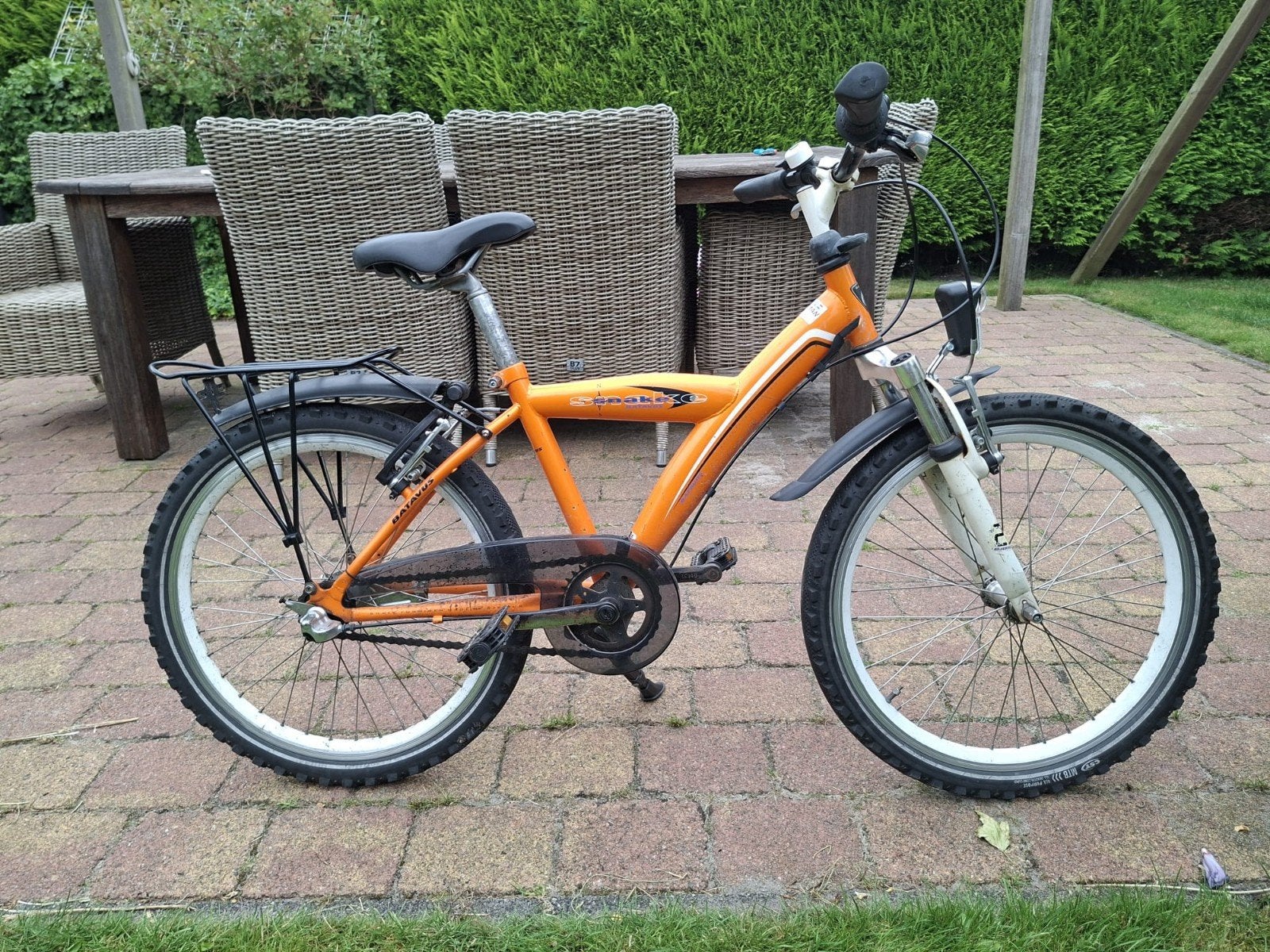 Leuke jongensfiets 22 inch, Gebruikt, Velgrem, Versnellingen, Minder dan 49 cm