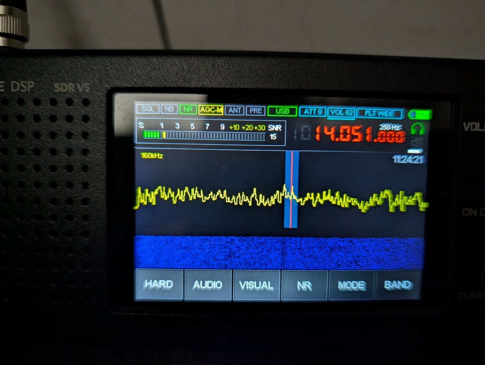 Malachite V5 DSP SDR Ontvanger Wereldontvanger, Telecommunicatie, Ophalen of Verzenden, Gebruikt, 500 kanalen of meer
