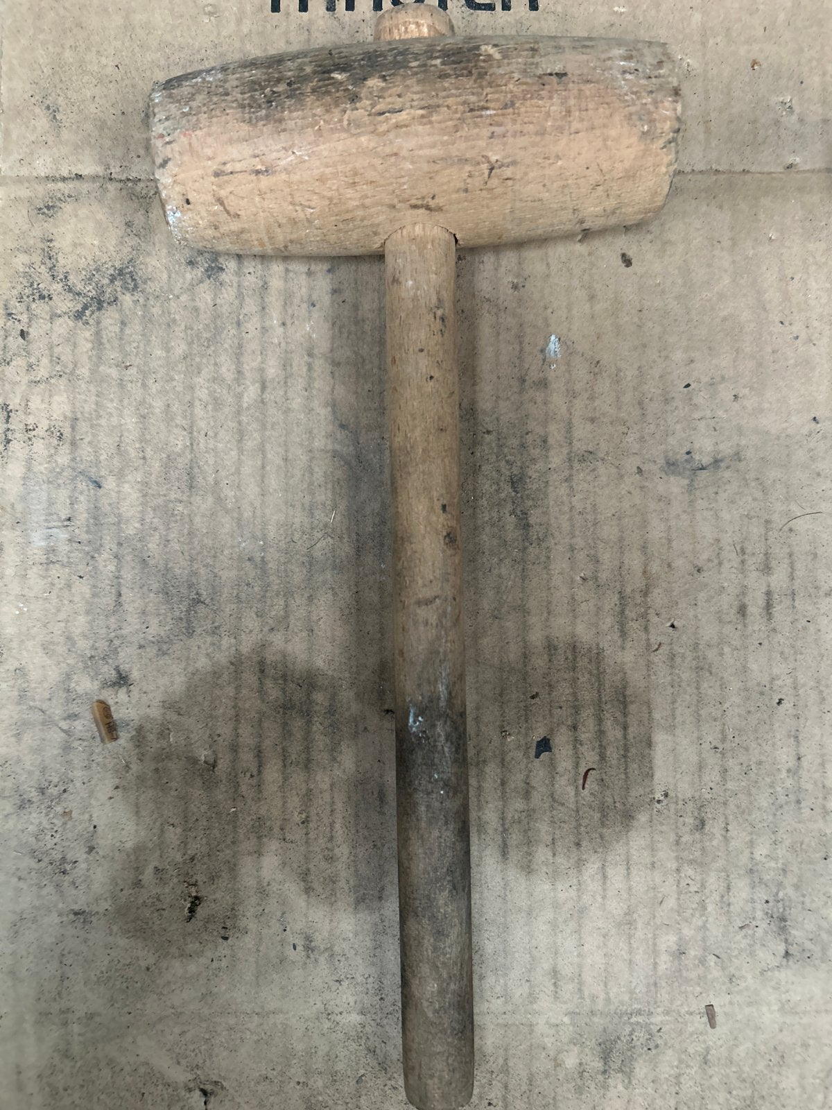 Houten hamer - Gebruikt, Ophalen of Verzenden, Gebruikt, Hamer