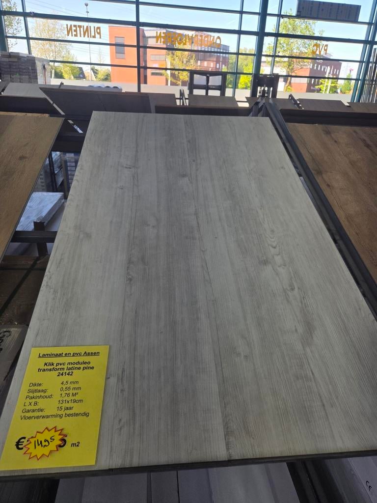 klik pvc moduleo transform latine pine 24142, Ophalen, Nieuw, 75 m² of meer, Laminaat
