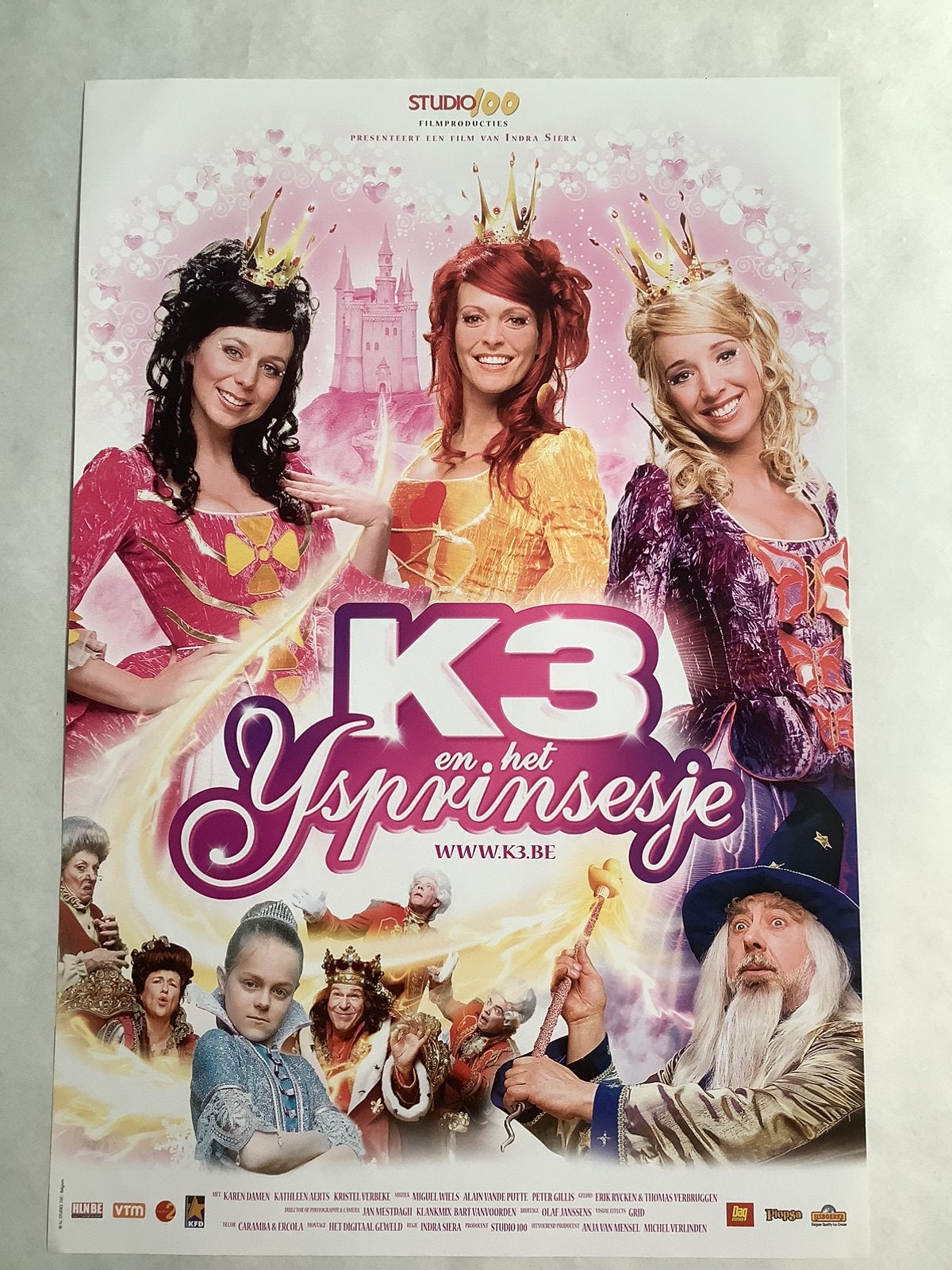 K3    FILMPOSTER   40-60 cm, Cd's en Dvd's, Alle leeftijden, Ophalen of Verzenden, Zo goed als nieuw
