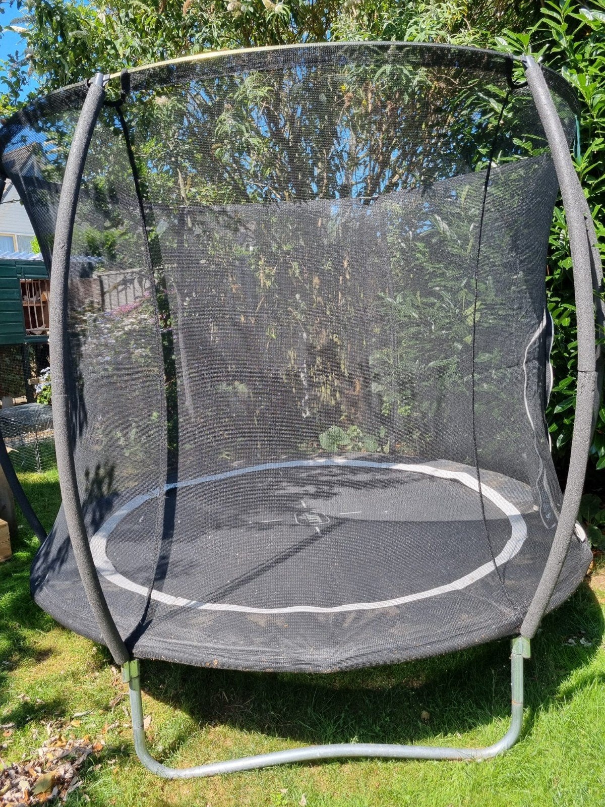 Gebruikte EXIT Toys trampoline met veiligheidsnet - 244 cm, Ophalen, Gebruikt