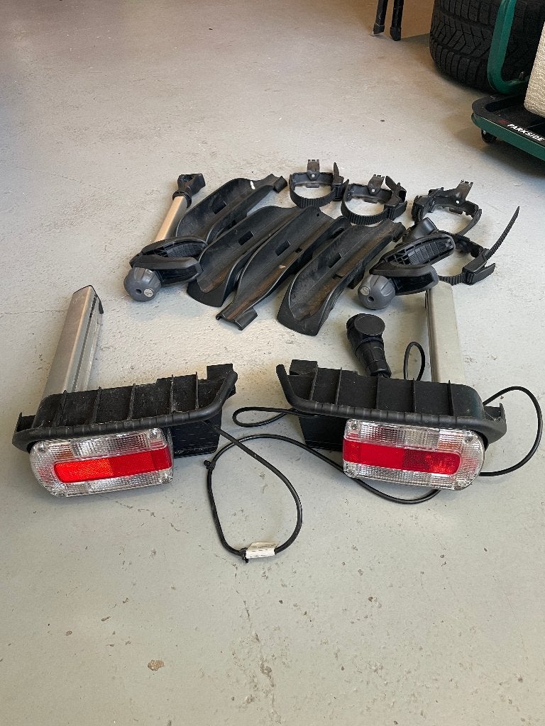 Onderdelen Thule EuroWay 921 / 923 fietsendrager, Auto diversen, Fietsendragers, Ophalen of Verzenden, 2 fietsen, Gebruikt, Trekhaakdrager