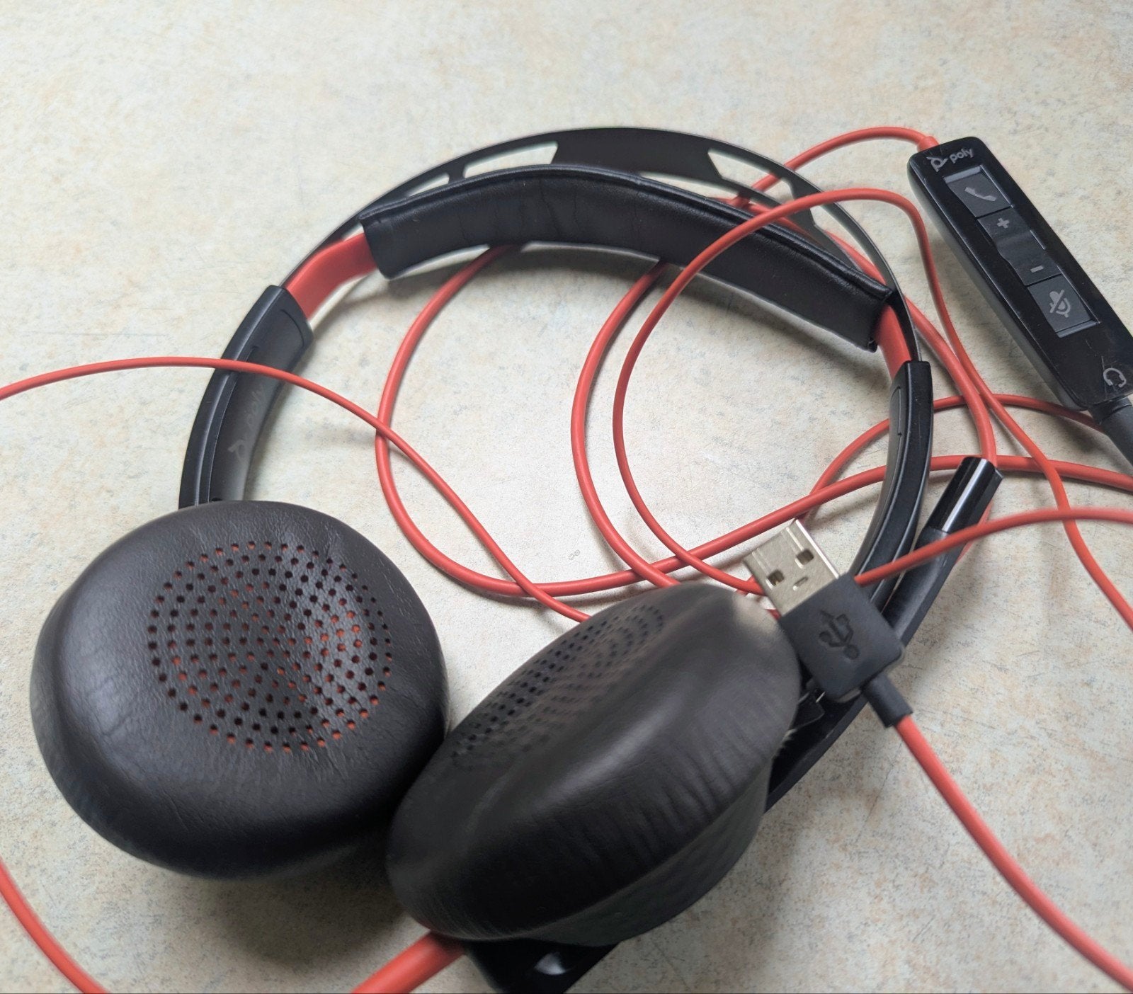 Poly Plantronics C5220 headset, Computers en Software, Headsets, Ophalen of Verzenden